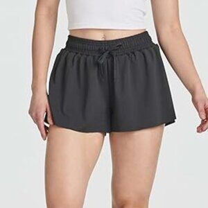 Women's Flowy Dry Fit Running Short - Spandex Lined, Medium, EUC - Athletic